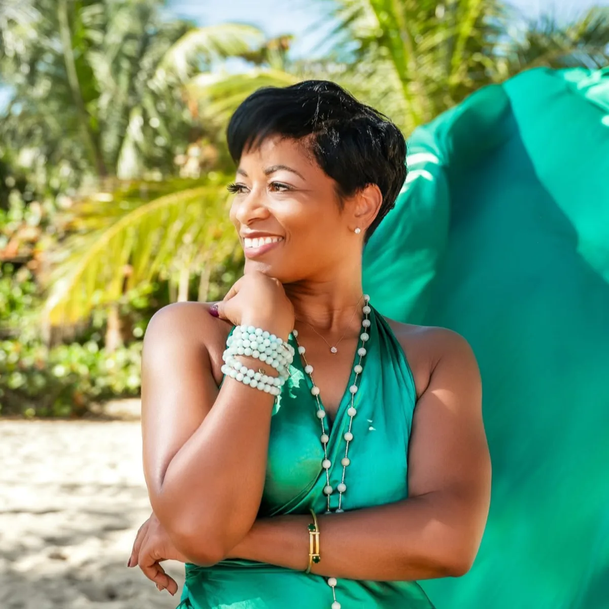 Chic pixie style with tapered back