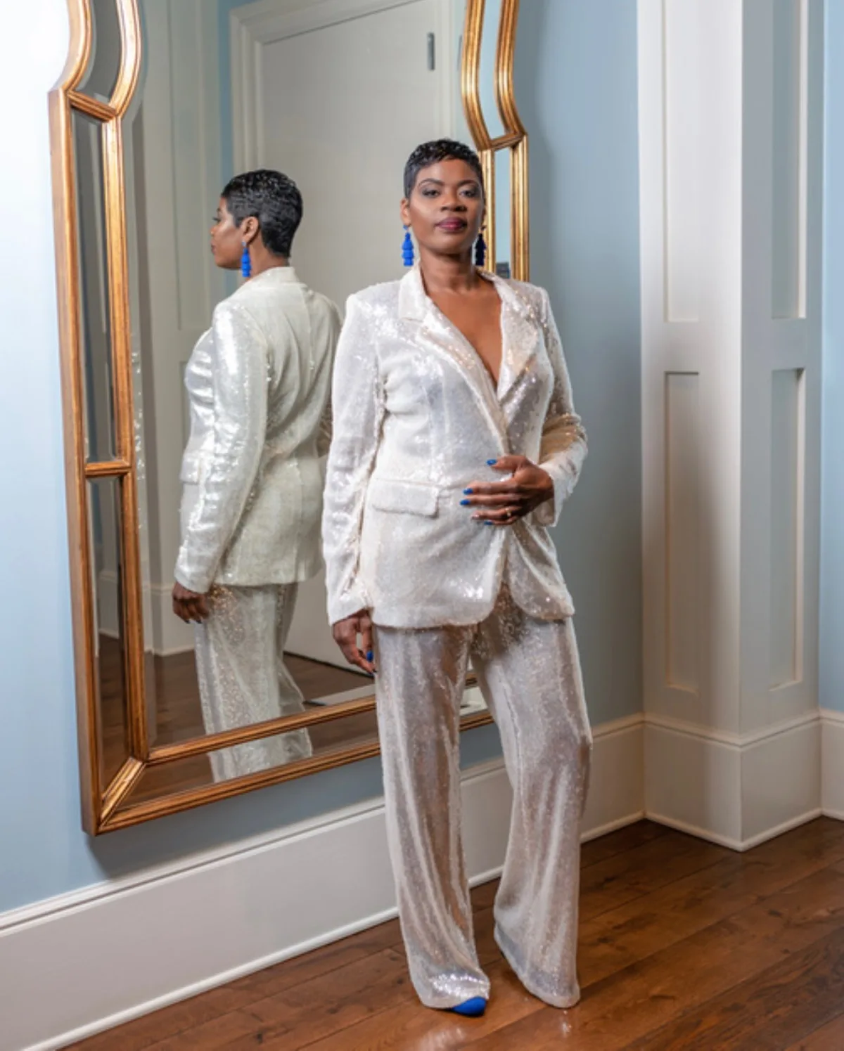 Luxury pixie haircut styled at Lavish Me Studios in Marietta Georgia